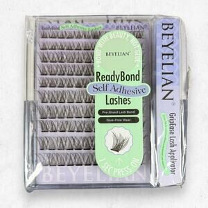 Beyelian ReadyBond Self Adhesive Cluster Lashes 16mm 120Pcs D Curl New